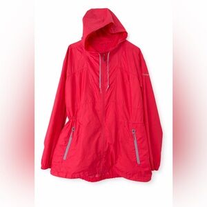 Columbia Lightweight Hooded Windbreaker – Fits Like Medium
